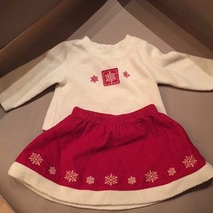 Hanna Andersson girls Holiday outfit